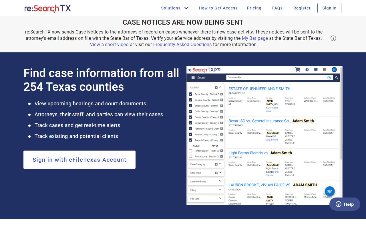 Caldwell County court records after arrest ResearchTX search portal